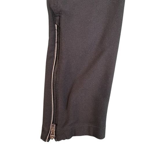 Nike Dri-FIT Running Pants Medium Black Zip Hem Reflective Logo Pockets - Picture 11 of 13